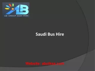 Saudi Bus Hire