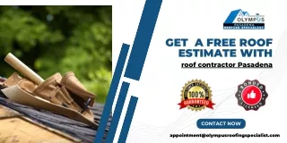 Get A Free Roof Estimate With Trusted Roof Contractor