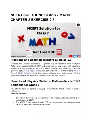 ncert solutions class 7 maths chapter 2 exercise