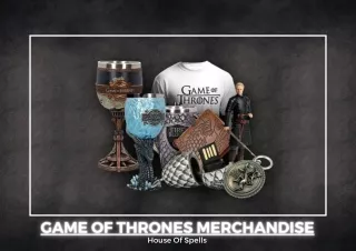 Game Of Thrones Merchandise