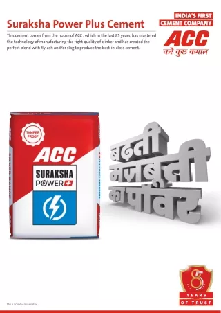 ACC Suraksha Power Plus Cement