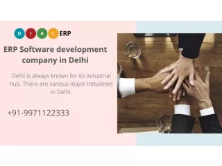 ERP software development company in Delhi
