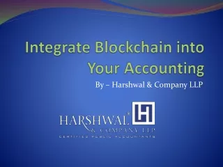 Integrate Blockchain into Your Accounting – HCLLP
