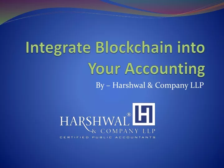 integrate blockchain into your accounting