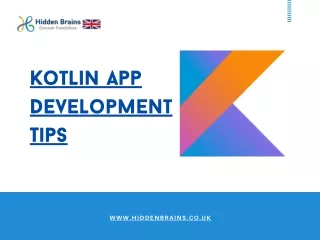 kotlin app development tips