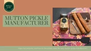 Mutton pickle manufacturers