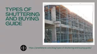 Types of Shuttering and Buying Guide