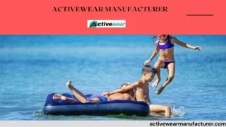 Looking For the Best Athletic Clothing Manufacturers Touch With Activewear Manuf