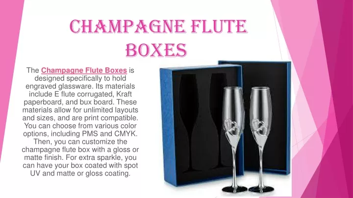 champagne flute boxes