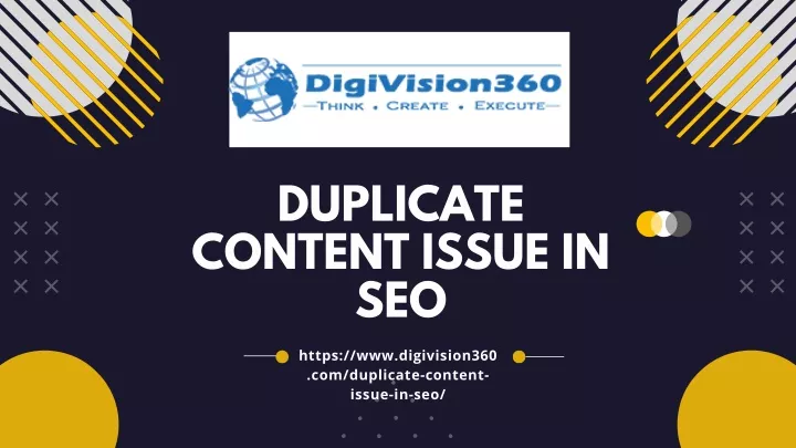 duplicate content issue in seo com duplicate