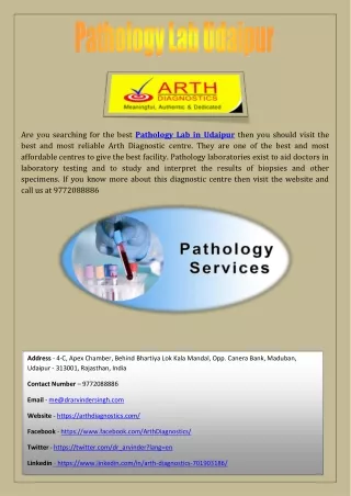 Pathology Lab Udaipur