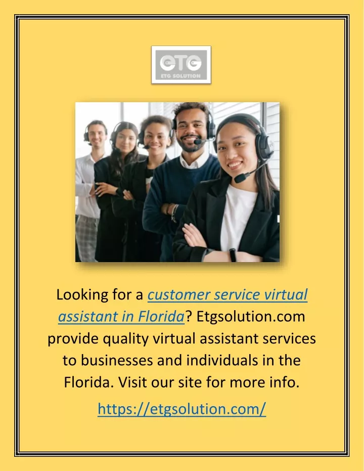 looking for a customer service virtual assistant