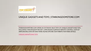 unique gadgets and toys starkingdomstore com