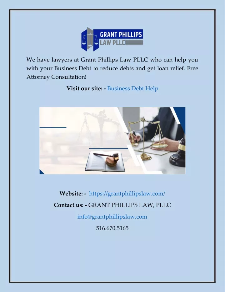 we have lawyers at grant phillips law pllc