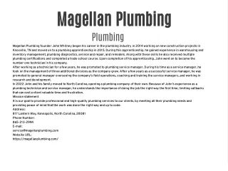 magellan plumbing plumbing magellan plumbing