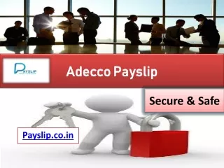 adecco payslip download process
