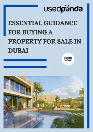 Essential Guidance for Buying a Property For Sale in Dubai
