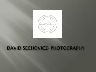 David Sechovicz- Photographer