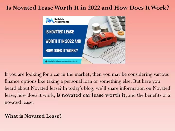 is novated lease worth it in 2022 and how does