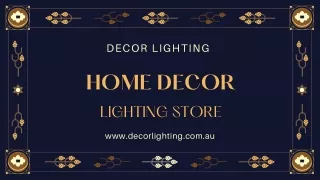 Home Decor Lighting Adelaide