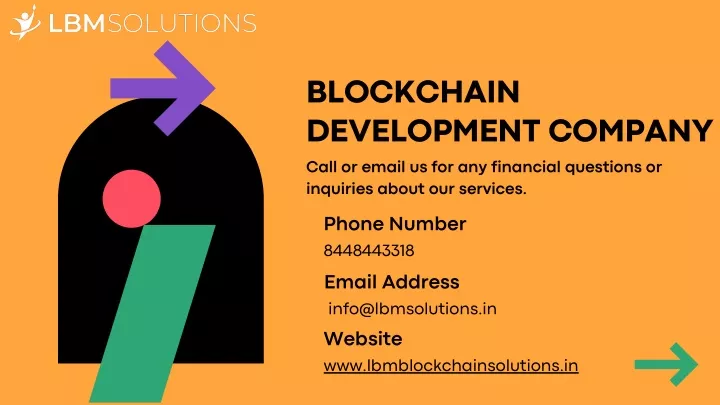 blockchain development company call or email
