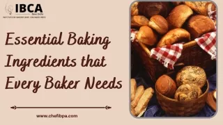 Essential Baking Ingredients that Every Baker Needs