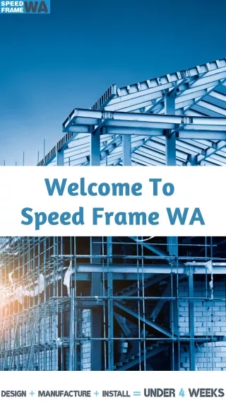 Economical Steel Frame Building Perth - Speed Frame WA