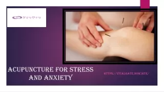 Acupuncture for Stress and Anxiety in Florida