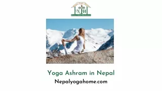Yoga Ashram in Nepal