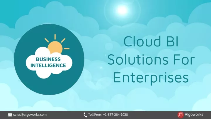 cloud bi solutions for enterprises