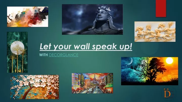 let your wall speak up with decorglance