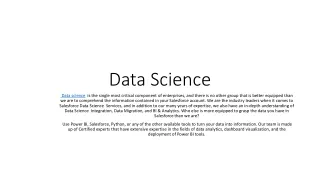 ppt Data Science