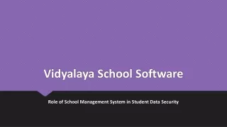 vidyalaya school software