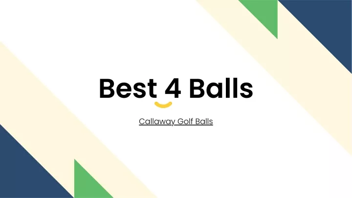 best 4 balls