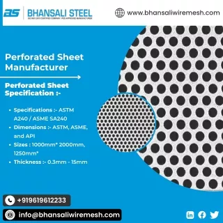 Wire Mesh | Perforated Sheet | Round Perforated Sheet | Perforated Pipe | Bhansa