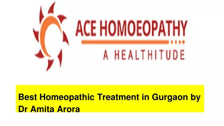 best homeopathic treatment in gurgaon by dr amita arora