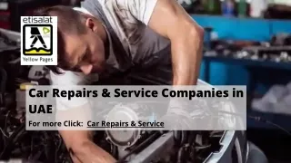 Car Repairs & Service Companies in UAE