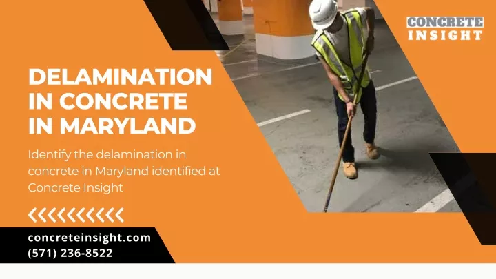 delamination in concrete in maryland