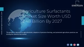 Agriculture Surfactants Market