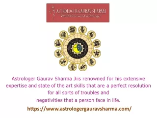 Astrologer Gaurav Sharma