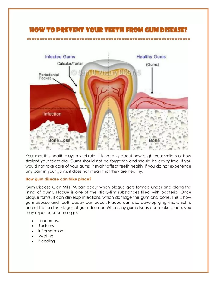 how to prevent your teeth from gum disease