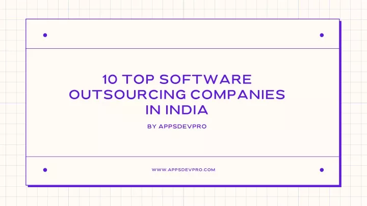 10 top software outsourcing companies in india