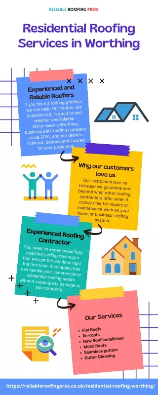 residential roofing services in worthing