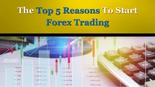 The Top 5 Reasons To Start Forex Trading