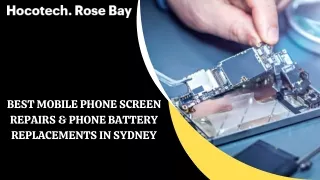 Best Mobile Phone Screen Repairs & Phone Battery Replacements in Sydney