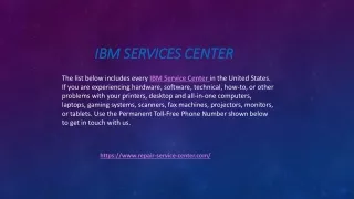 ibm services center