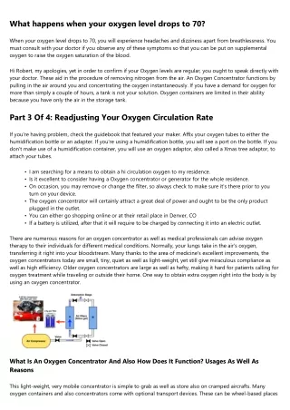 Oxygen Tanks Vs Oxygen Concentrators