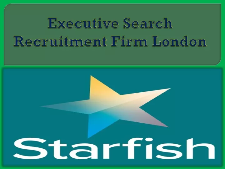 presentation executive jobs london