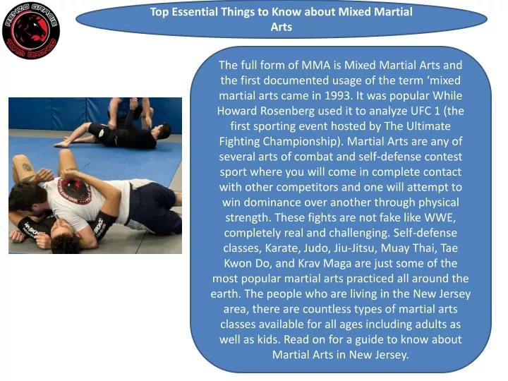 top essential things to know about mixed martial