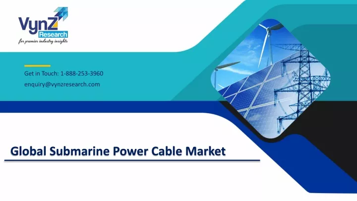 global submarine power cable market